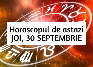 horoscopo zilnic joi 30 septembrie