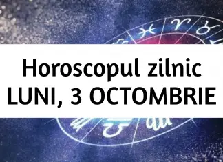 horoscop 3 octombrie