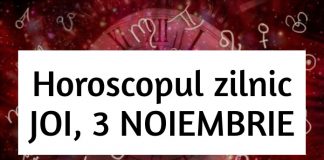 horoscop zilnic 3 noiembrie