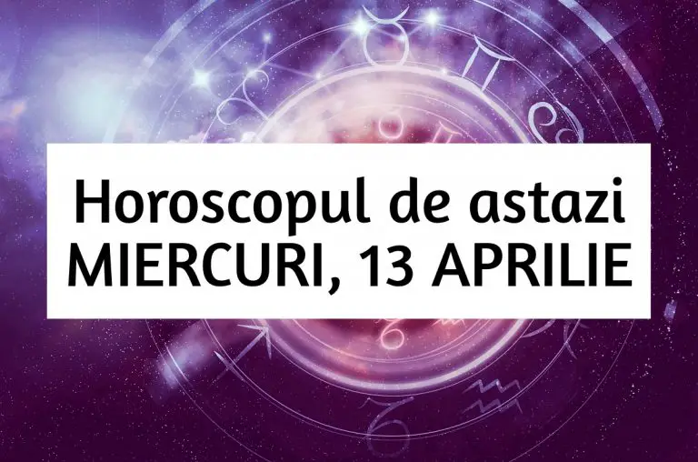 Horoscop zilnic – MIERCURI, 13 APRILIE. SEXTIL al Soarelui cu Saturn.