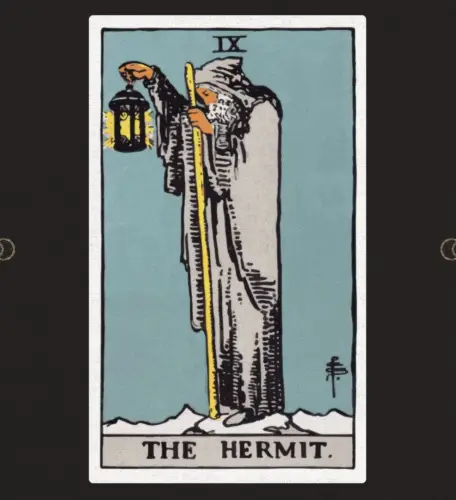 carte de tarot eremitul