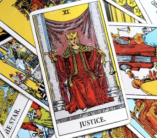 carte de tarot justitia