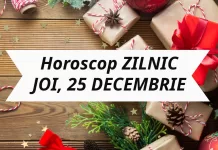Horoscop zilnic – JOI, 25 DECEMBRIE. Craciun plin de magie pentru aceste zodii